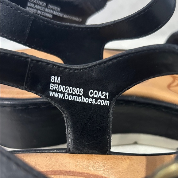 Born Black Women's Sandals- Size 8M - Picture 3 of 5